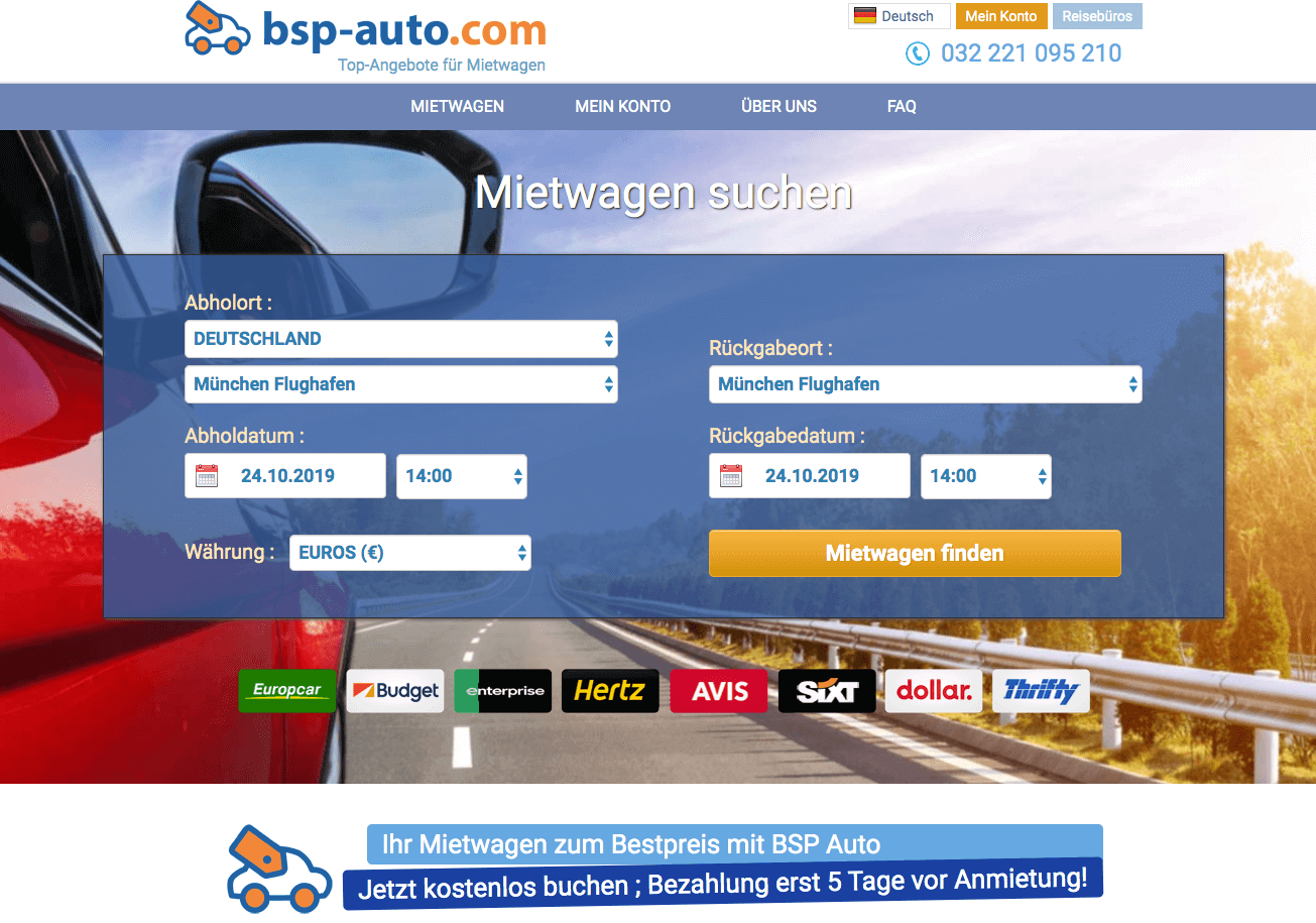 bsp-auto.com Screenshot
