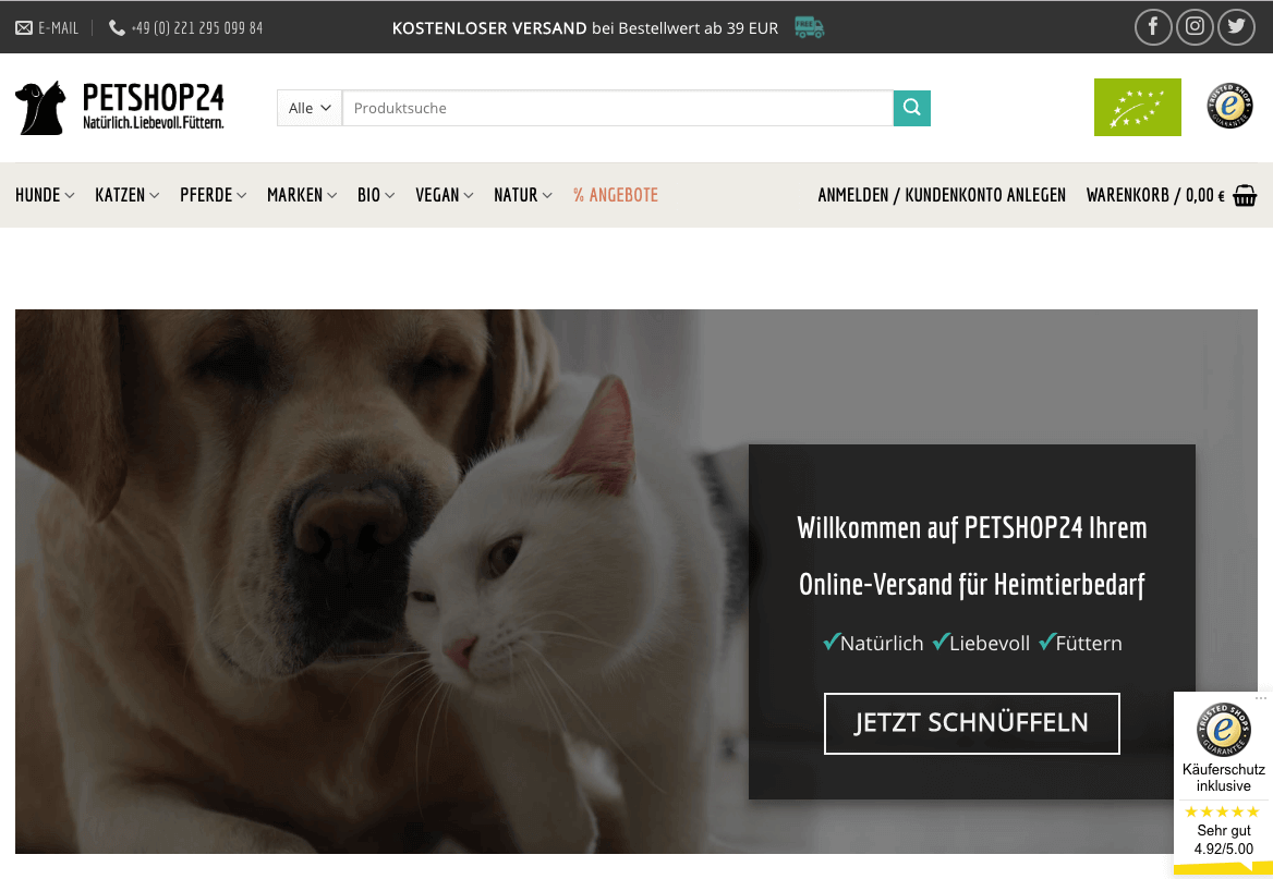 Petshop24 Screenshot