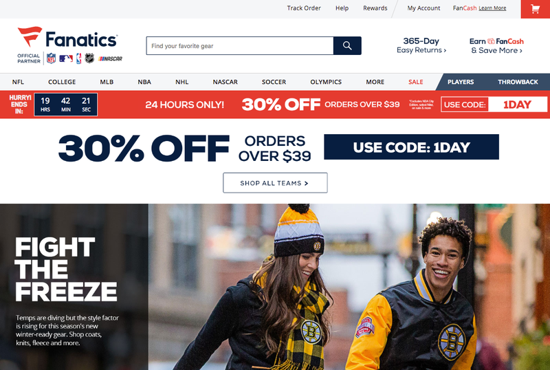 Fanatics Screenshot