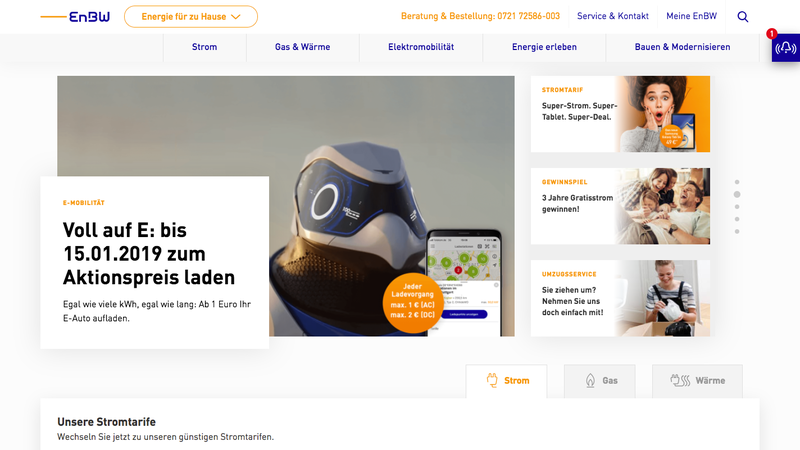 EnBW Screenshot