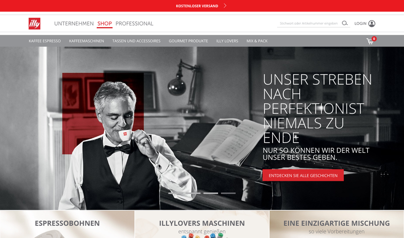 illy caffe Screenshot