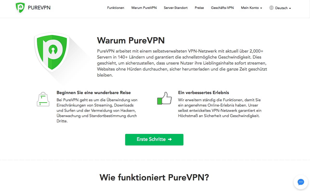 PureVPN Screenshot