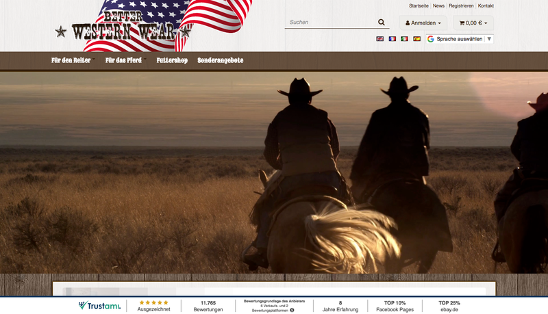 Better Western Wear Screenshot