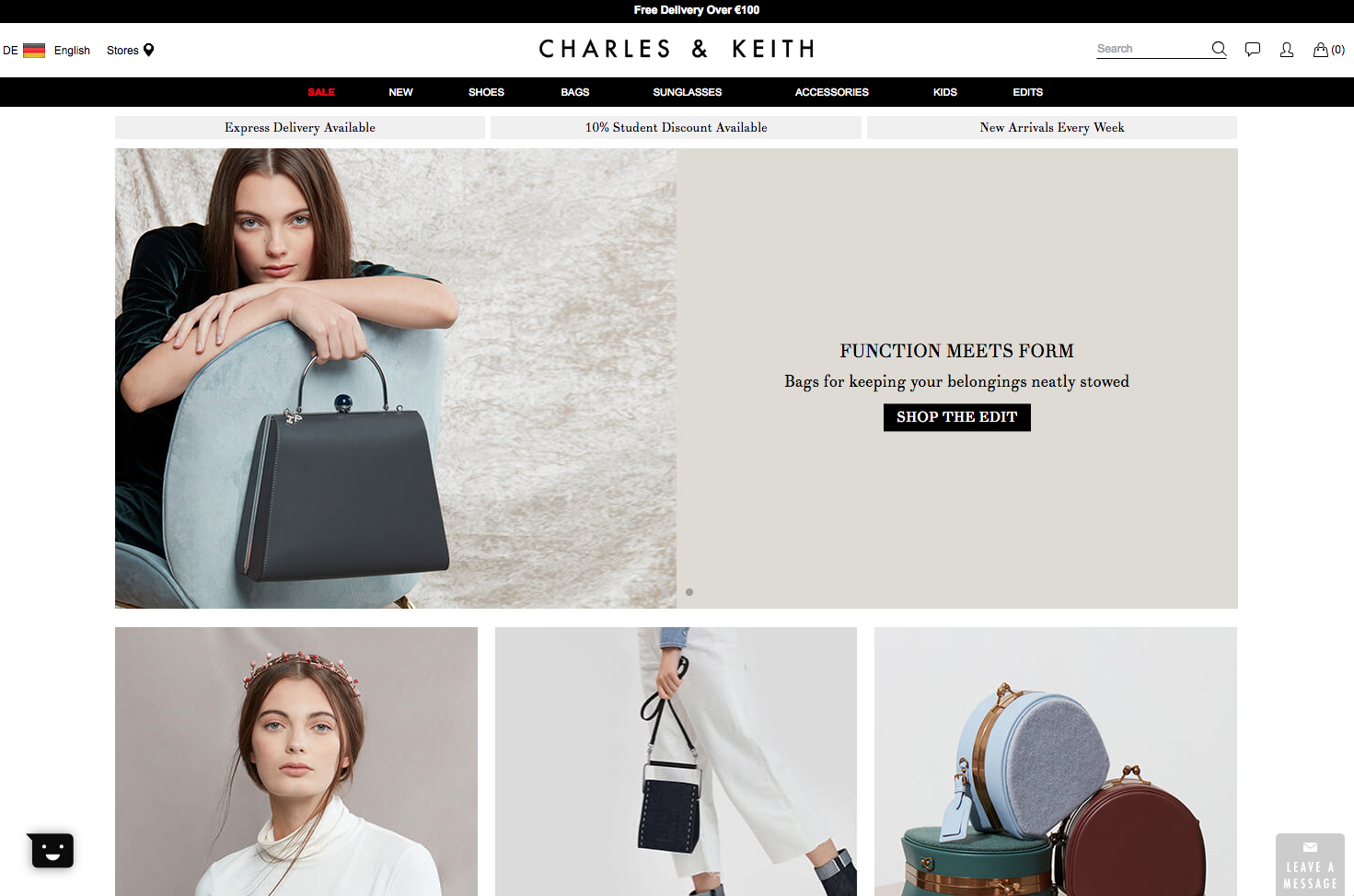 Charles & Keith Screenshot