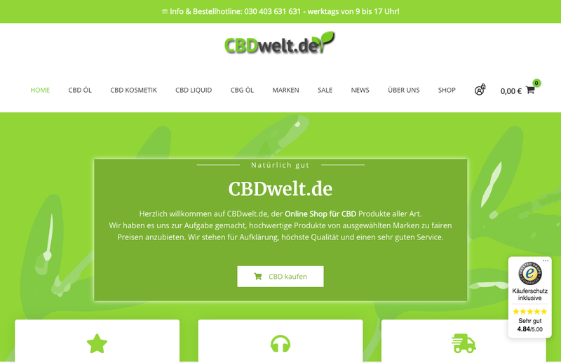 CBDwelt Screenshot