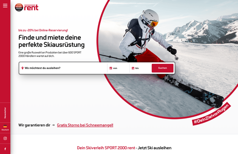SPORT2000 rent Screenshot