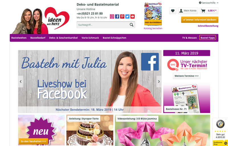ideenmitherz.de Screenshot