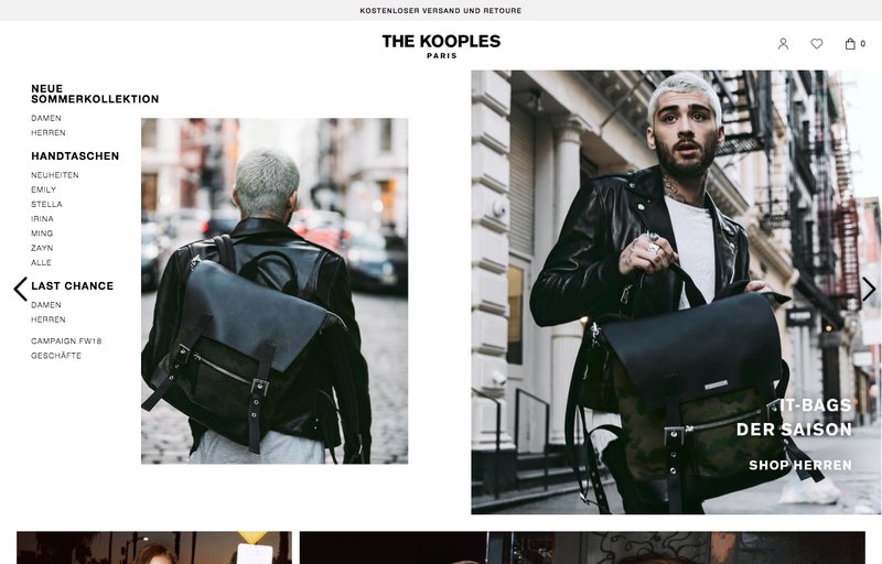 THE KOOPLES Paris Screenshot