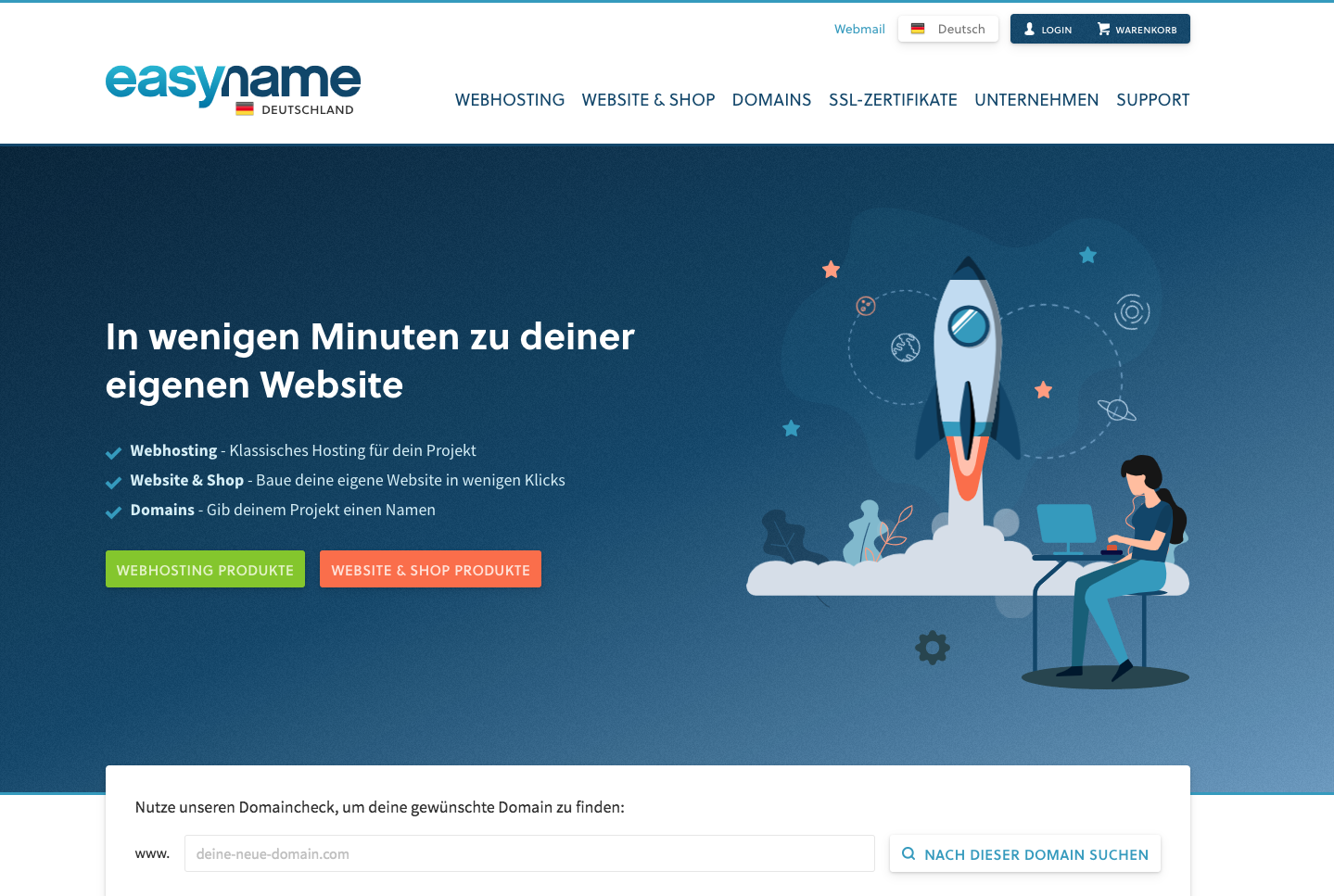 easyname Screenshot