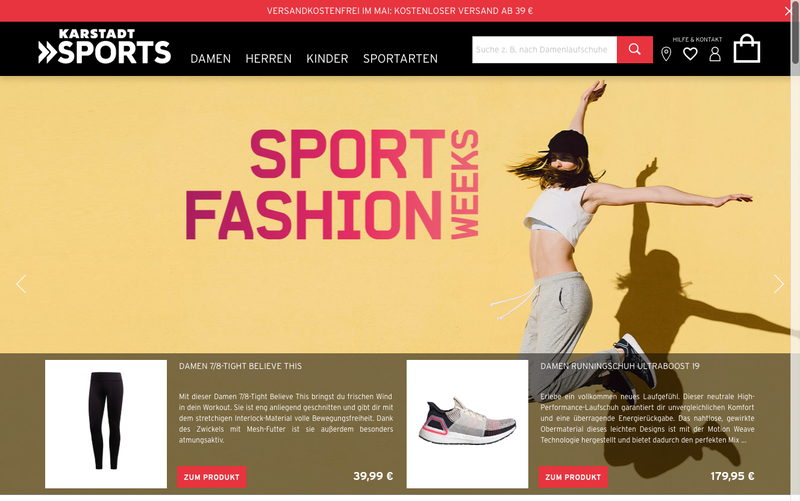 Karstadt Sports Screenshot