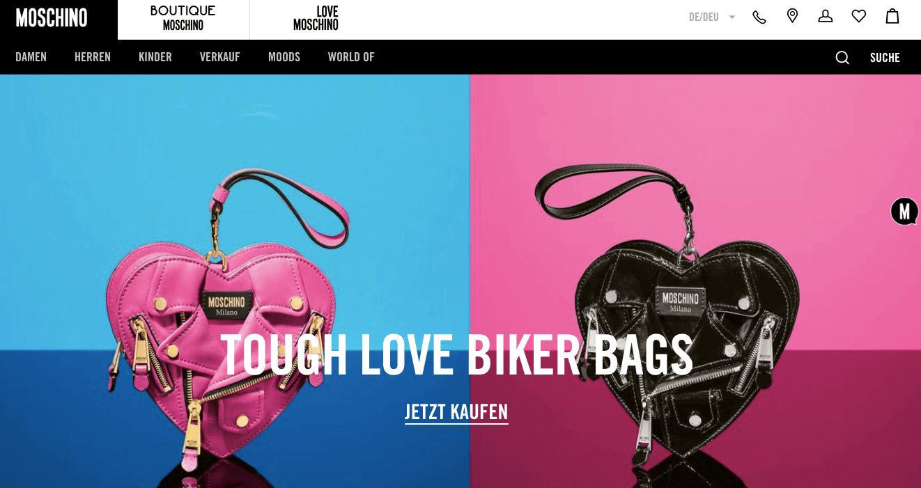 MOSCHINO Screenshot