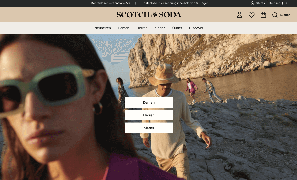 Scotch&Soda Screenshot