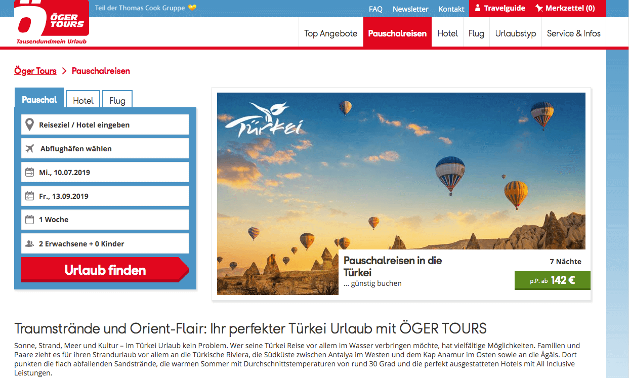 Öger Tours Screenshot