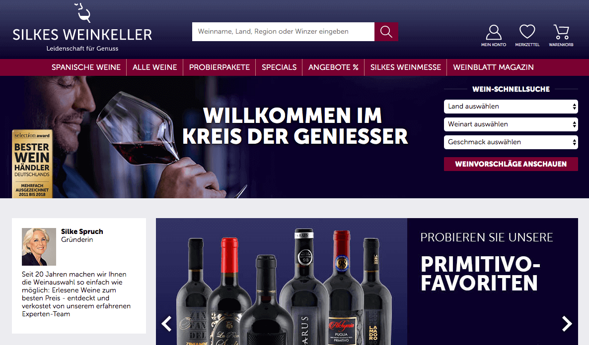 SILKES WEINKELLER Screenshot