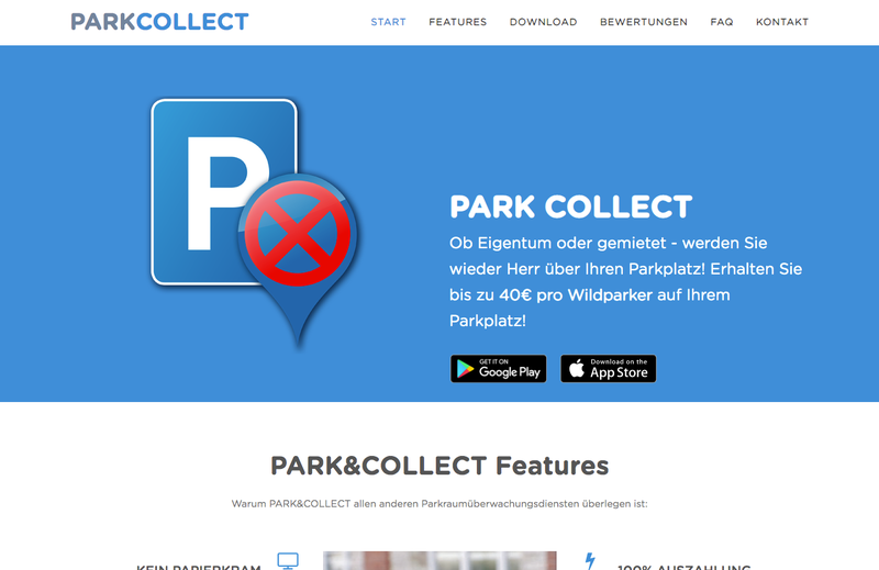PARKCOLLECT Screenshot