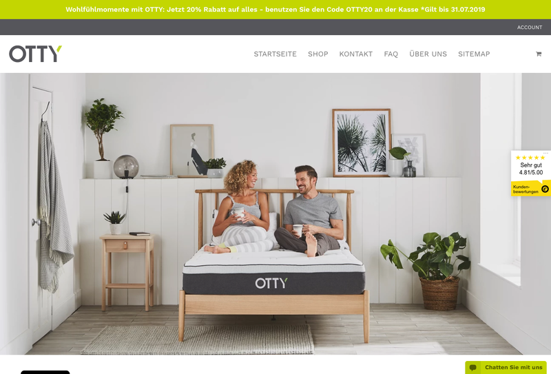 OTTY Matratze Screenshot