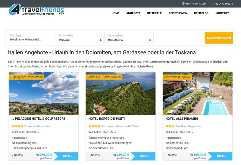 4travelfriends.com Screenshot