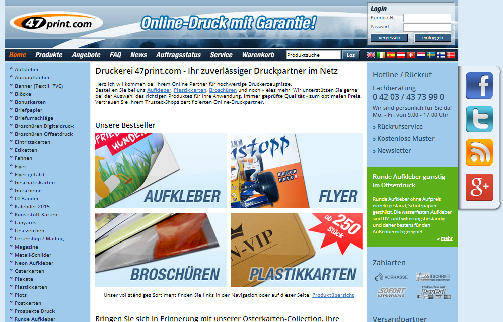 47print.com Screenshot