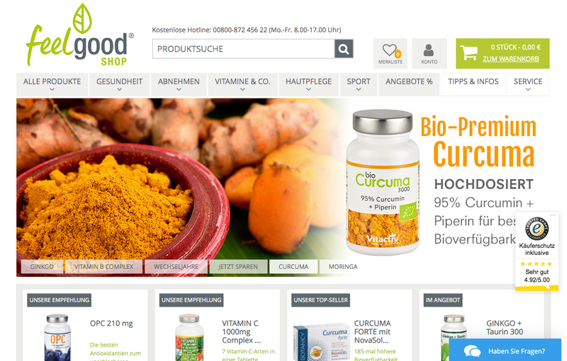 Feelgood-Shop.com Screenshot