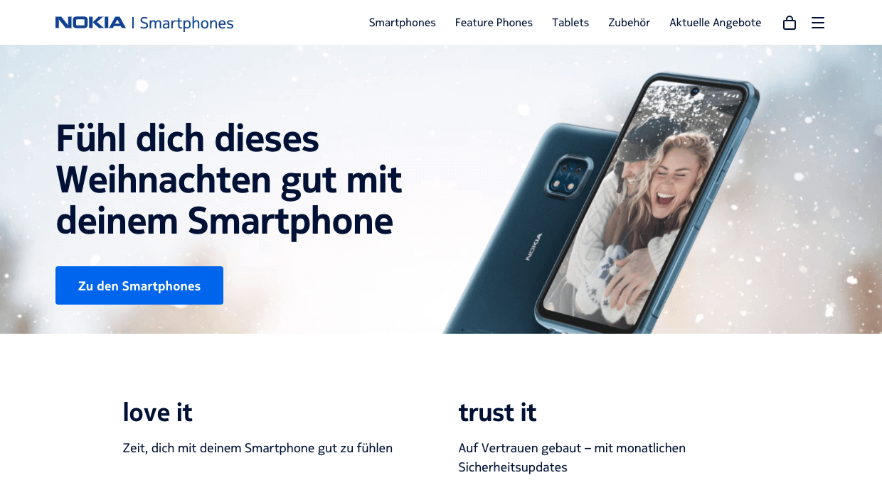 Nokia.de Screenshot
