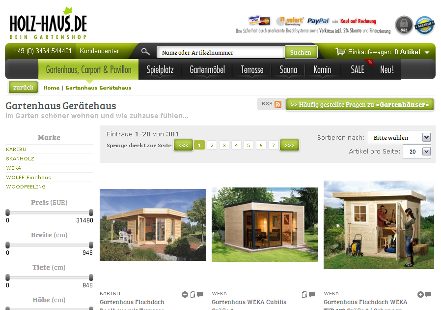 Holz-Haus Screenshot