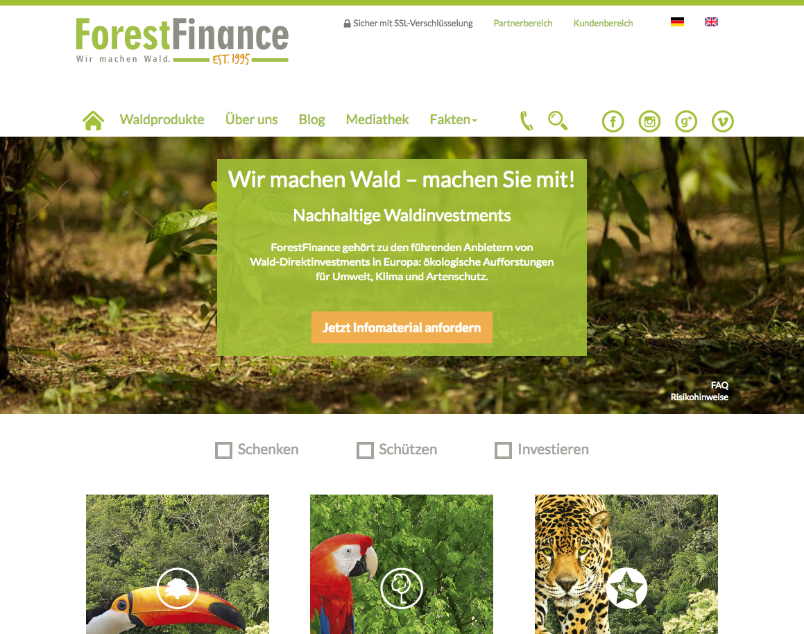 Forest Finance Screenshot