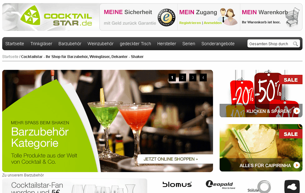 cocktailstar.de Screenshot