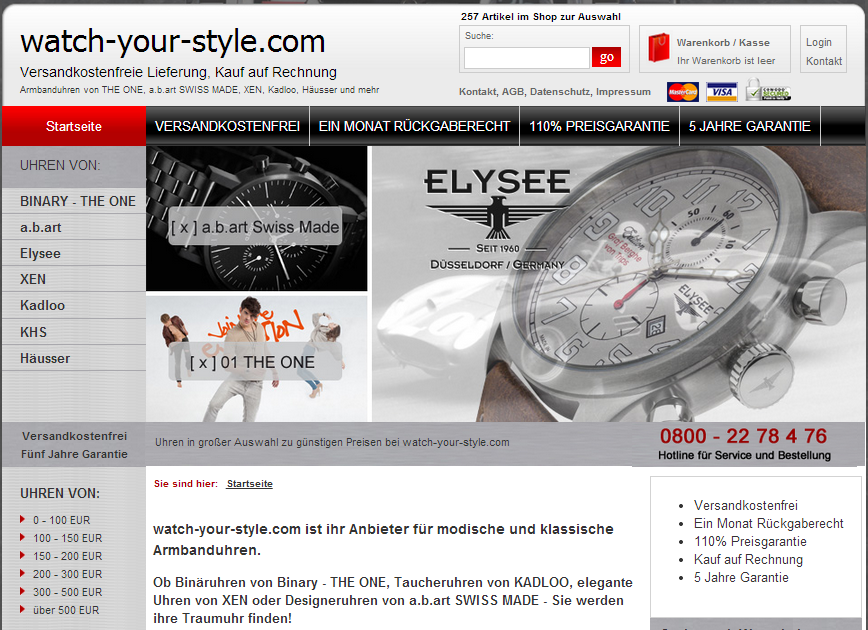 watch-your-style.com Screenshot