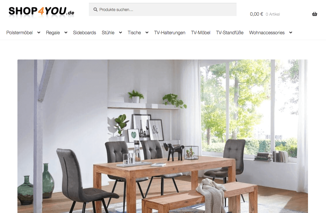 SHOP4YOU.de Screenshot
