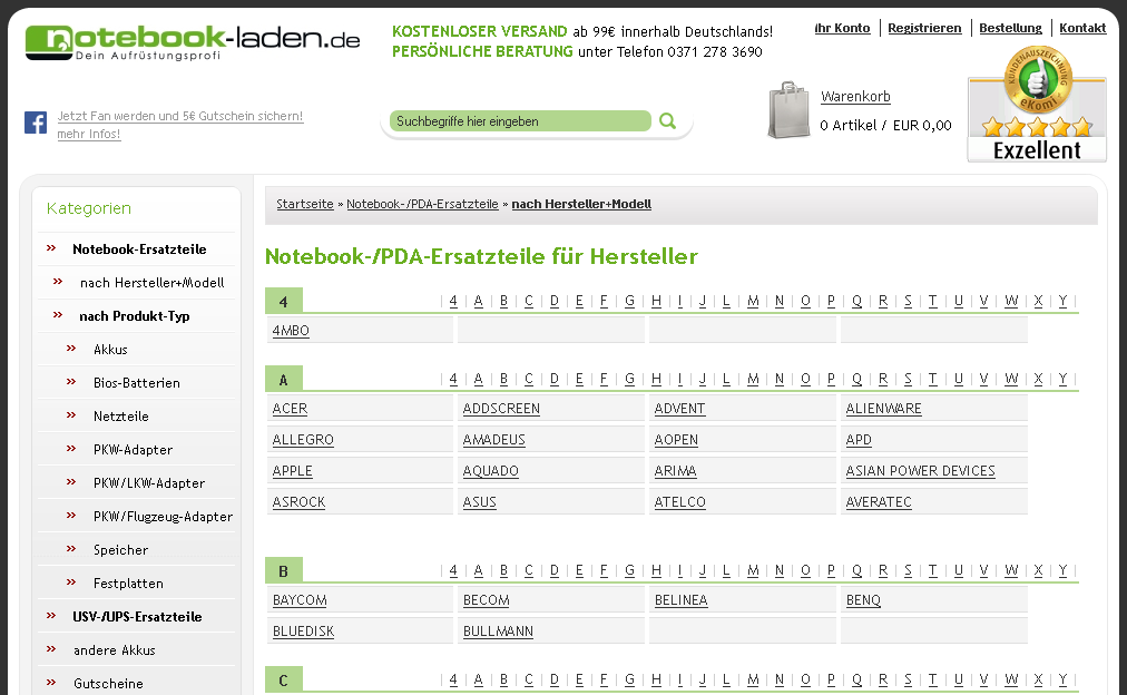 notebook-laden.de Screenshot