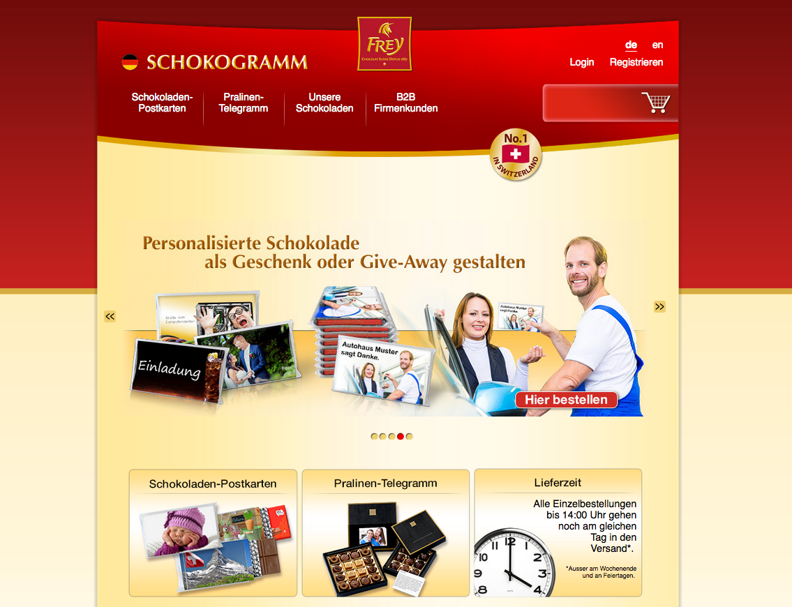 Schokogramm Screenshot