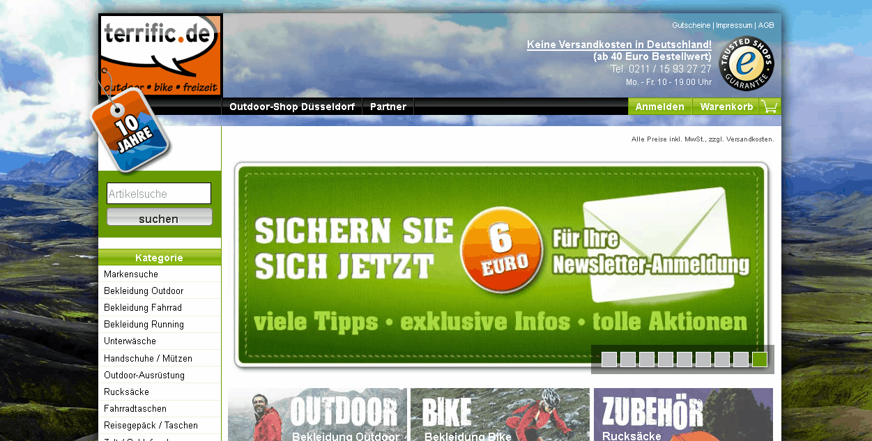 terrific.de Screenshot