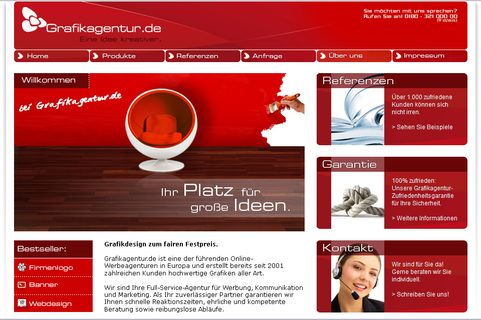 Grafikagentur.de Screenshot