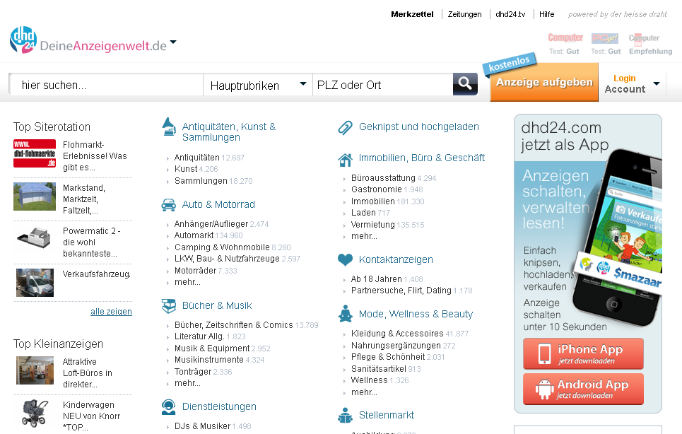 dhd24.com Screenshot