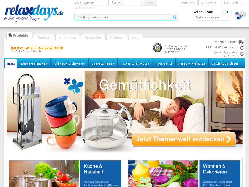 Relaxdays Screenshot