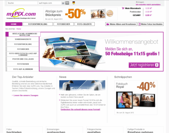 myPIX.com Screenshot