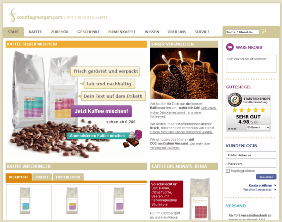 Sonntagmorgen.com Screenshot