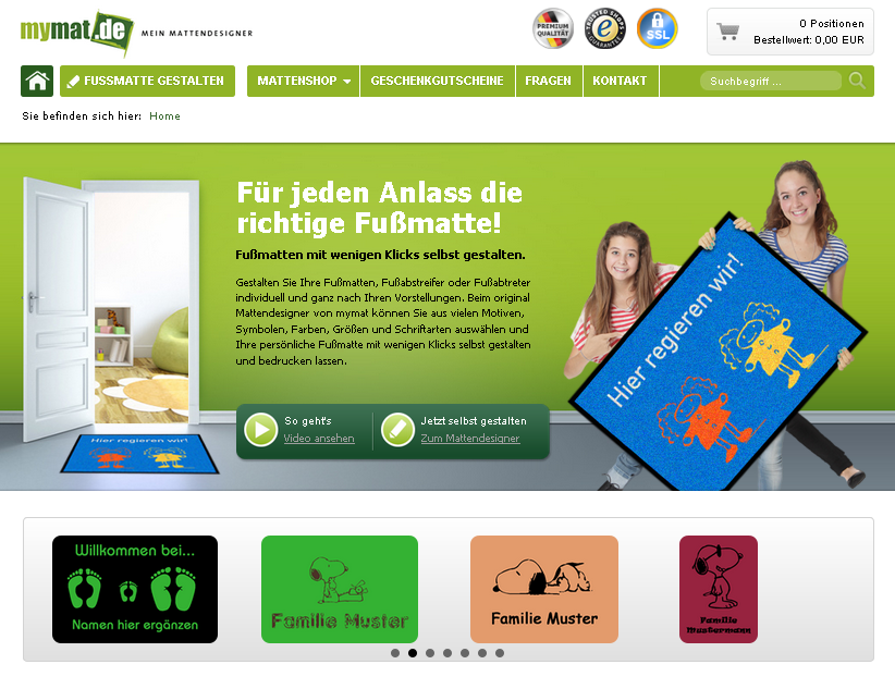 MyMat.de Screenshot