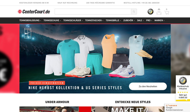centercourt.de Screenshot