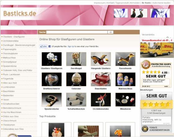 bastick.de Screenshot
