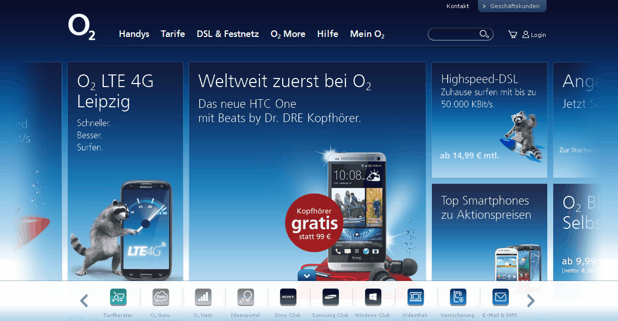 o2 Online Screenshot