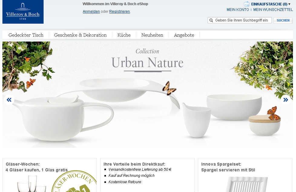 Villeroy Boch Screenshot