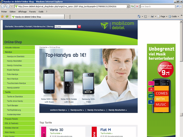 debitel light Screenshot