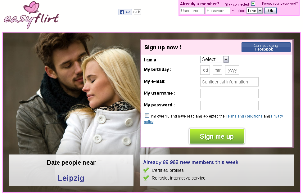 Easyflirt Screenshot
