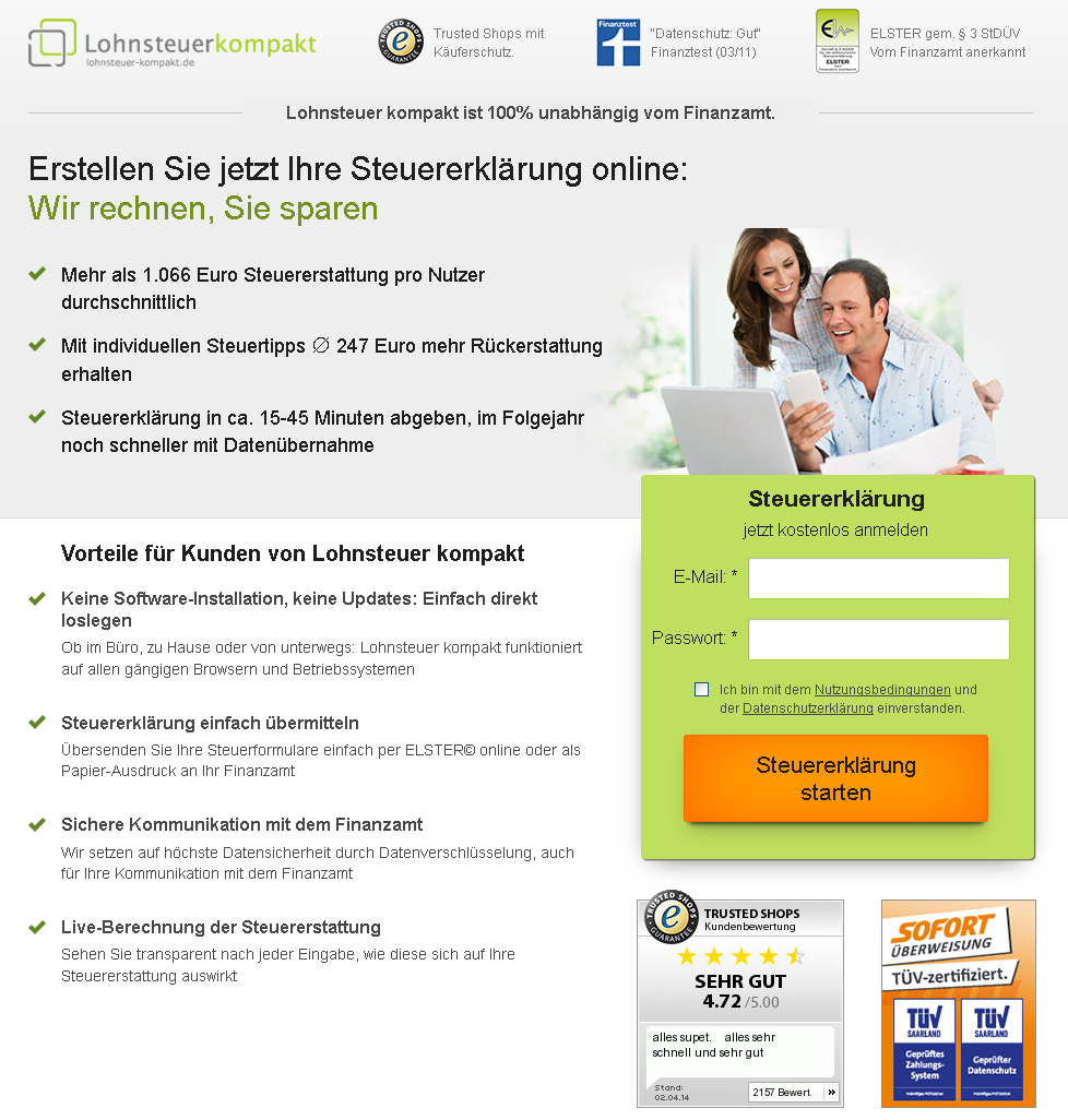 Lohnsteuer-kompakt Screenshot