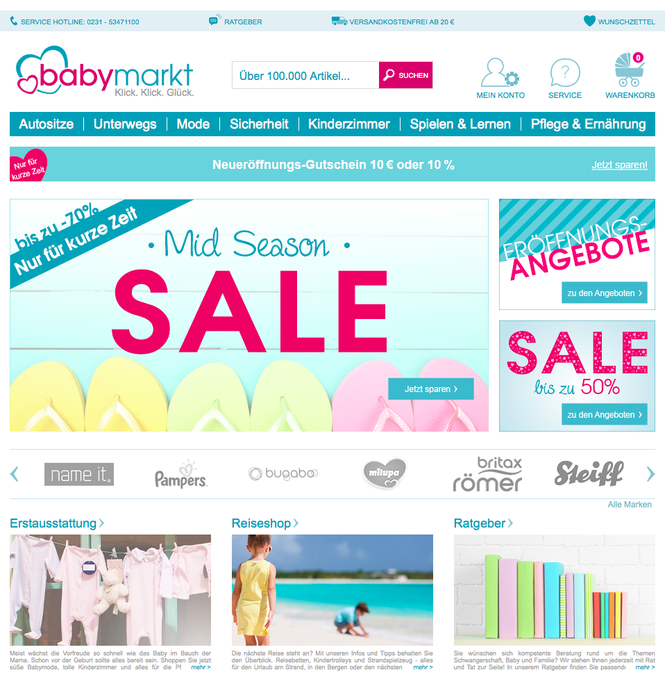babymarkt Screenshot
