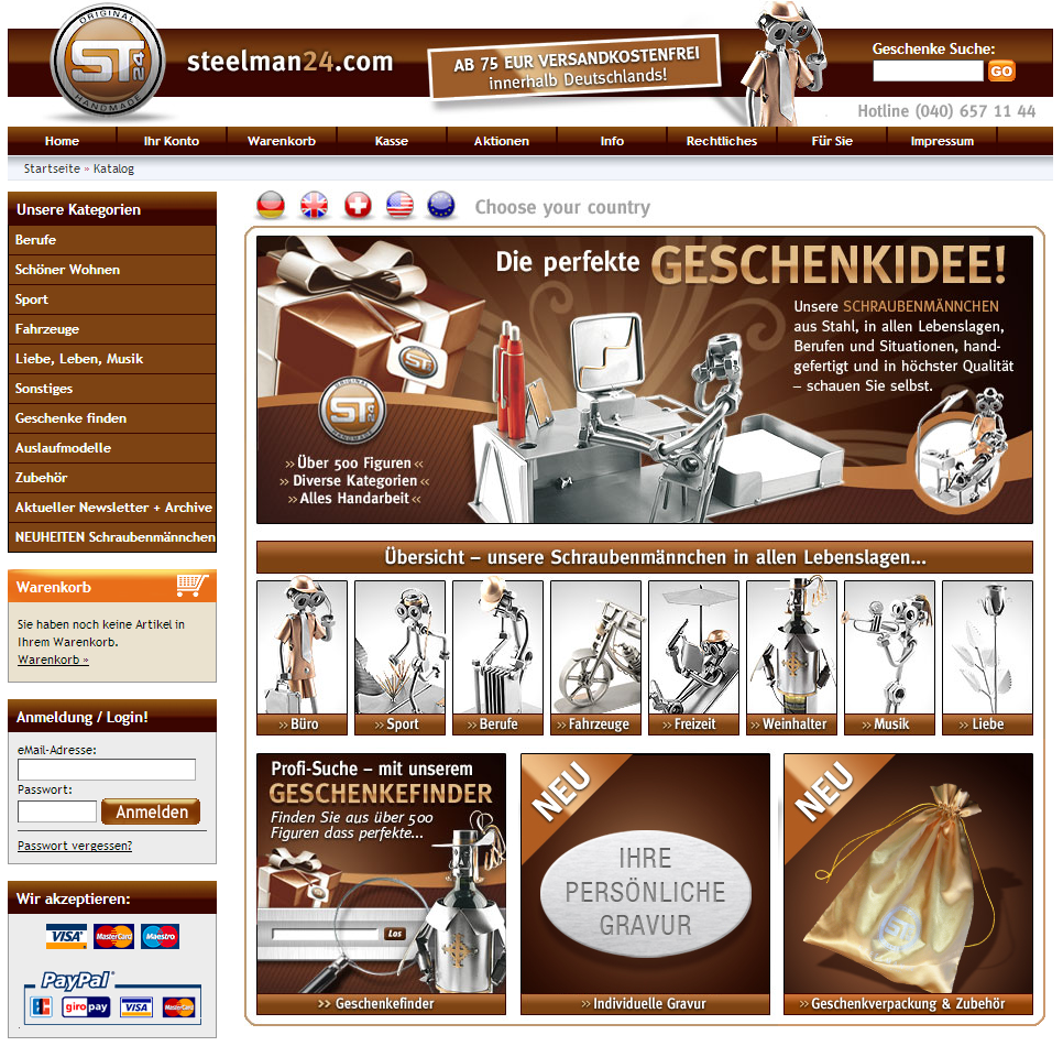 Steelman24.com Screenshot