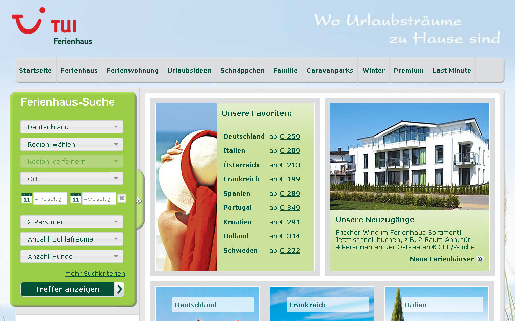 Tui Ferienhaus Screenshot