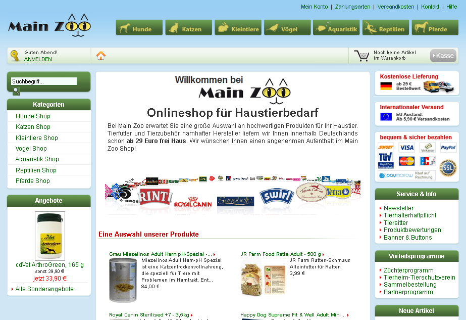 Main Zoo Screenshot