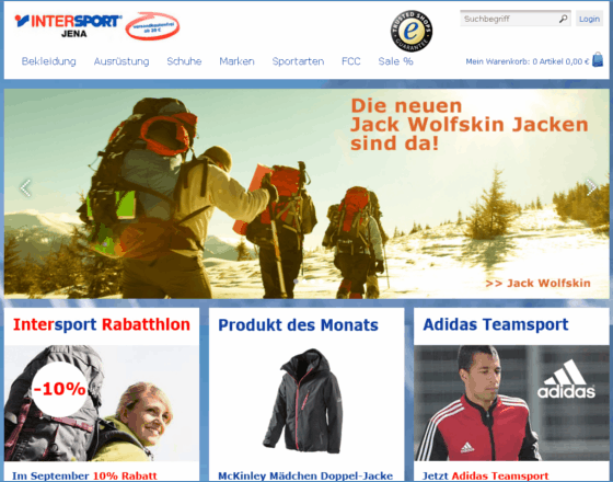 Intersport Jena Screenshot